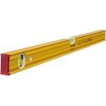 STABILA Magnet-Wasserwaage Type 80 ASM, 80 cm, verstärktes Alu-Profil, extrastarkes Seltenerd-Magnetsystem, 1 Horizontal-Libelle, 1 Vertikal-Libelle, integrierte Rutsch-Stopper, Made in Germany