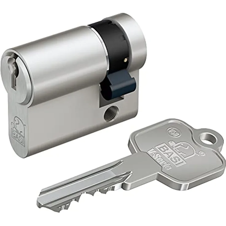 BASI - V50 - Profil-Halbzylinder - 10/30 mm -Verschiedenschließend