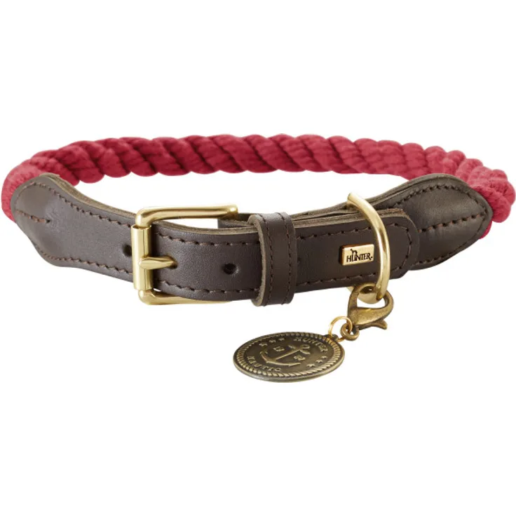 Hunter Hunde-Halsband List bordeaux S-M