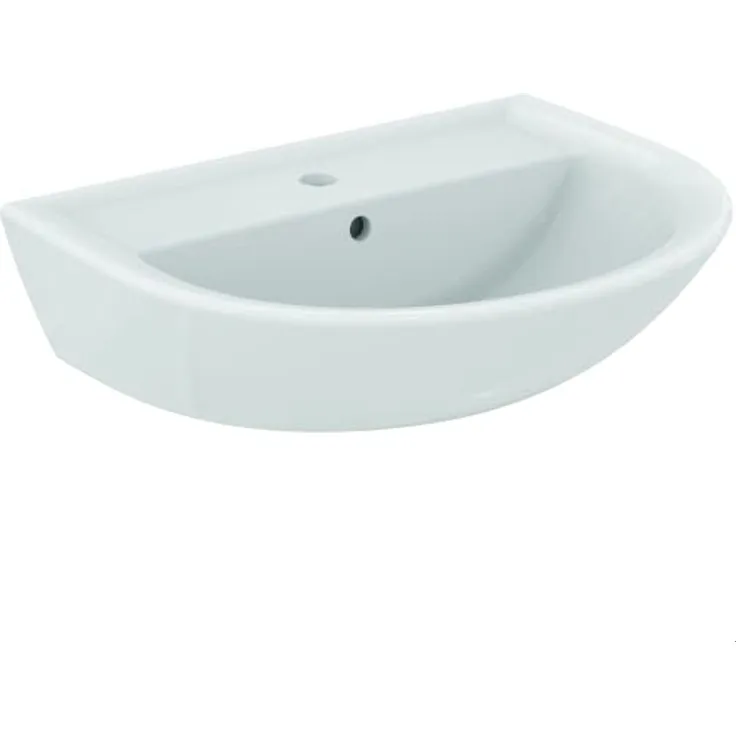 IDS Handwaschbecken EUROVIT 1 HL mit Überlauf 600x470x175mm weiß