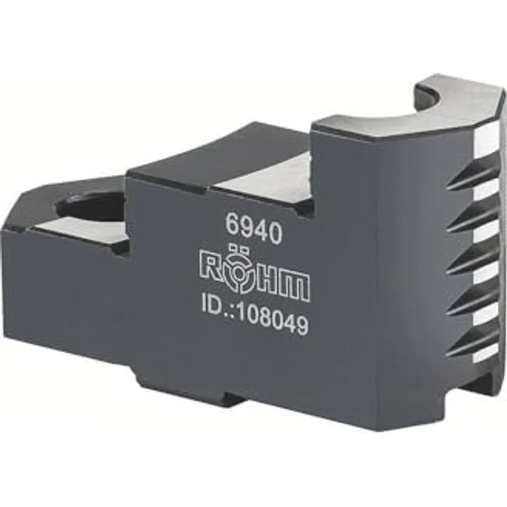 RÖHM 108049 Umkehr-Aufsatzbacken UB DIN 6350 Typ 303 für ZGU/ZSU 250/3, gehärtet, 3er Pack, Backenlänge 95,3 mm – Bild 1