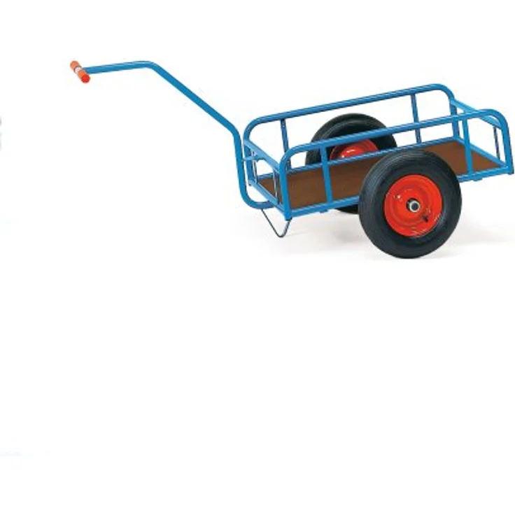 Fetra Transportgeräte mtmecm2 Schubkarre, 845 mm x 545 mm Plattform, Ø 400 mm Rollen, 400 kg Tragfähigkeit, 830 mm Höhe