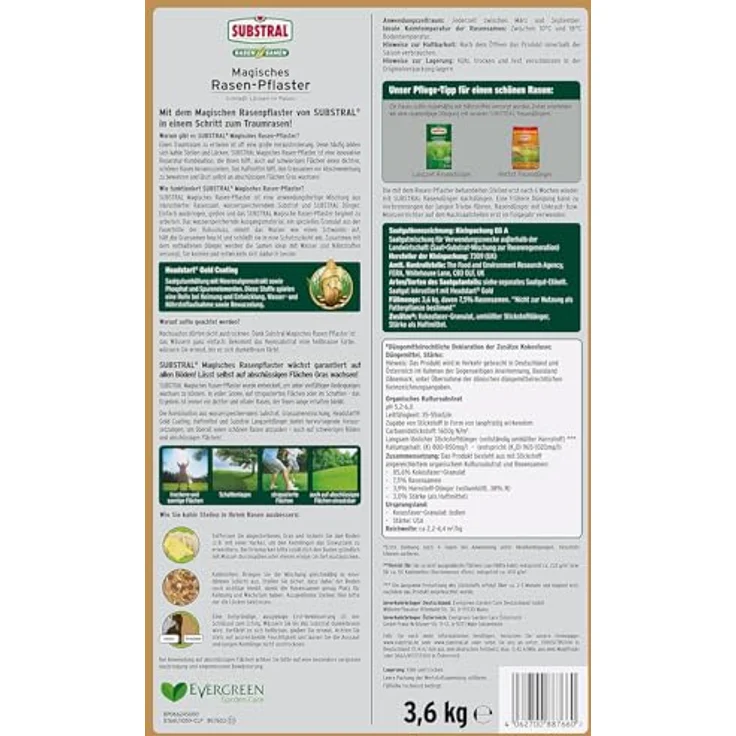 SUBSTRAL Magisches Rasenpflaster 3,6 kg – Bild 9
