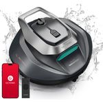 Ultenic P10S Poolroboter, kabelloser Poolsauger mit 5200mAh Akku, 90 Min Laufzeit, 3 bürstenlosen Motoren, 2.5L Behälter, Selbstparker und Fernbedienung