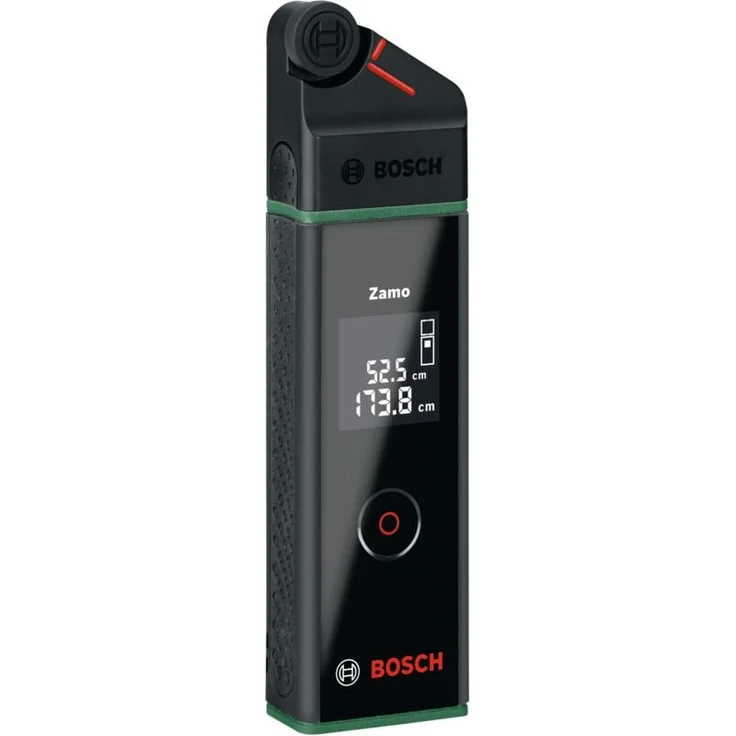 Bosch Laser-Entfernungsmesser Zamo, präzises Messen bis 25 m mit Radadapter, Akkuaufladung über USB-C®