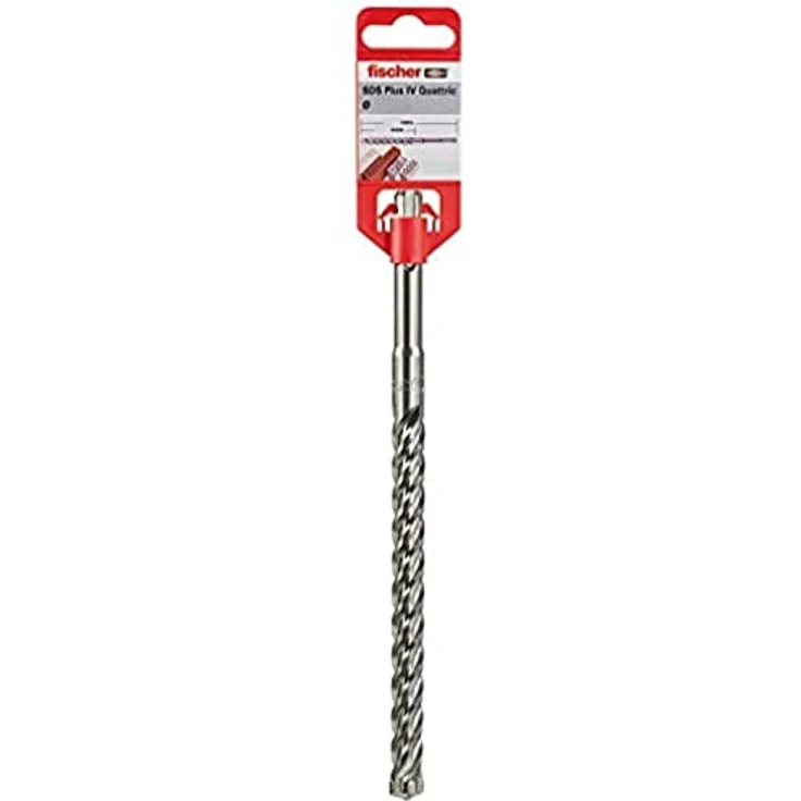 fischer SDS Plus Quattric II Bohrer 12/260/310, hochwertiger Betonbohrer mit langer Lebensdauer, 1 Stück – Bild 1