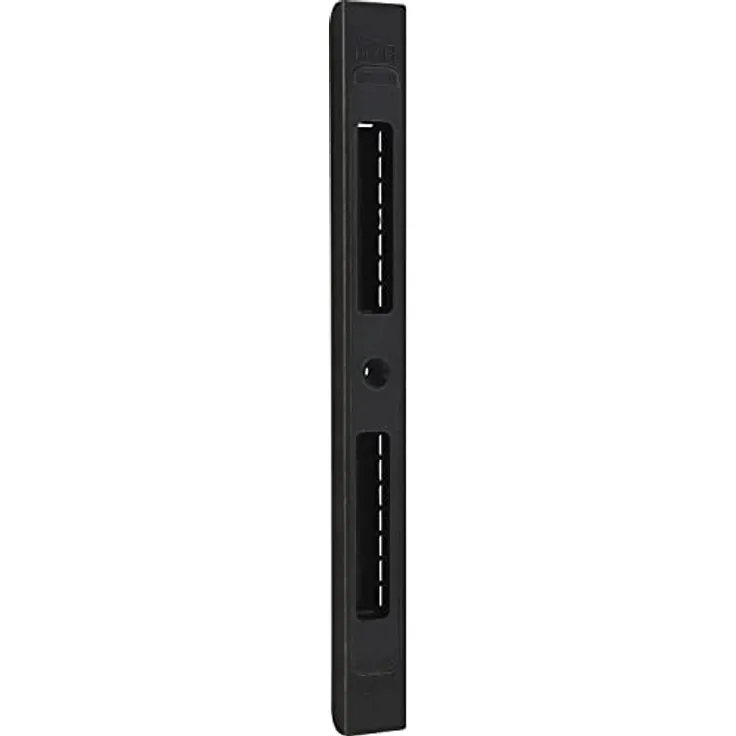 KABA Schließblech verstellbar SB/VAR.7, zum Einfräsen, Radius 3,5 mm, Zamak schwarz matt