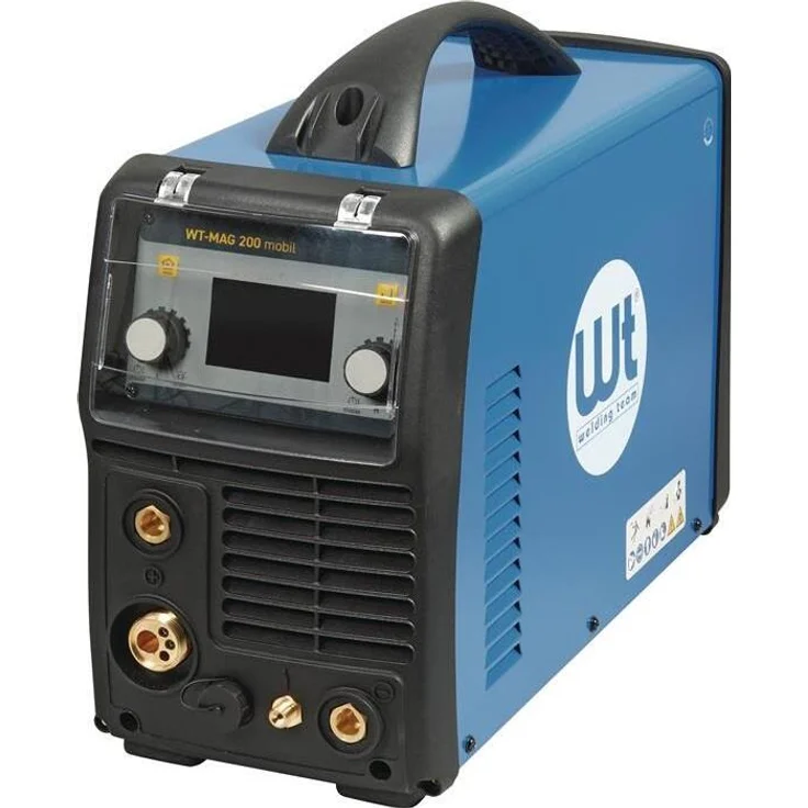 WT Welding Team MIG/MAG-Schweißanlage WT-MAG 200 mobil, 25-200 A gasgekühlt, inkl. LCD-Display, Überhitzungsschutz, tragbar
