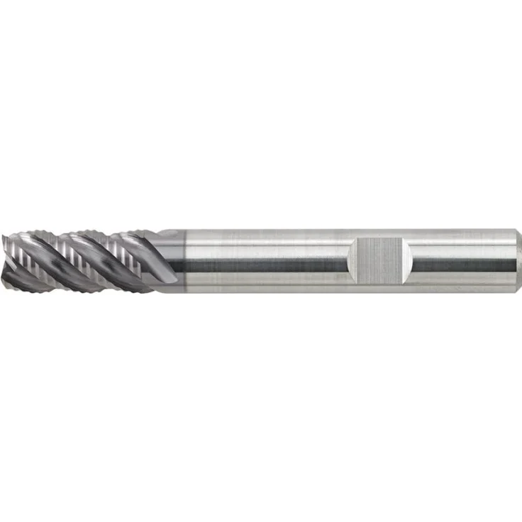 Forum Professional Solutions 6527L VHMTiAlN Schruppfräser, 20,0 mm Durchmesser, 6 Schneiden, geeignet für INOX-Bearbeitung, TiAlN-Beschichtung, optimal für Tauchen und Rampen