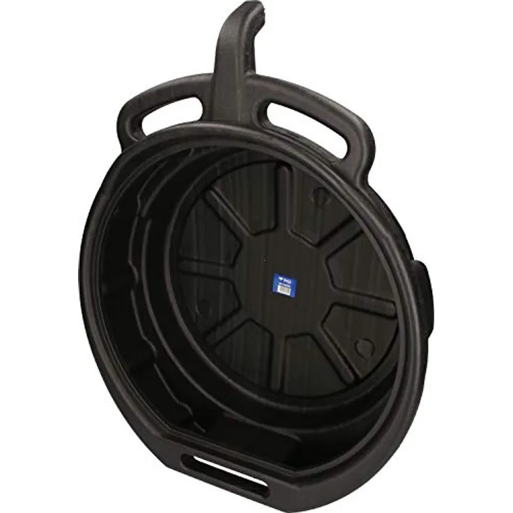 BRILLIANT TOOLS BT716002 Öl-Auffangwanne, 16L mit 3 Tragegriffen und Ausguss, ideal für beengte Platzverhältnisse im Automobil- und Motorradbereich