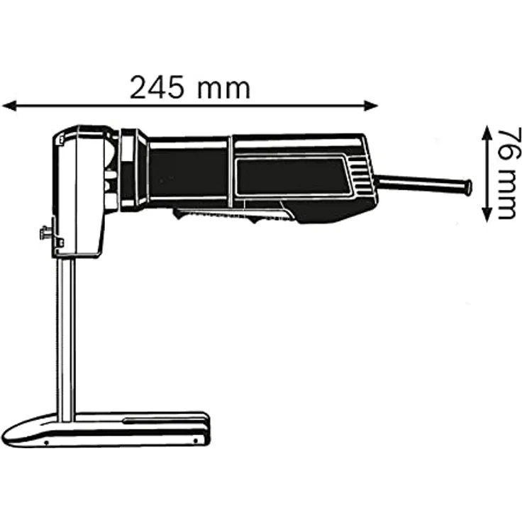 Bosch Professional Schaumstoffsäge GSG 300 (350 Watt, Schnitttiefe in Schaumstoff: 300 mm, inkl. Fußplatte, Schaber, im Karton) – Bild 4
