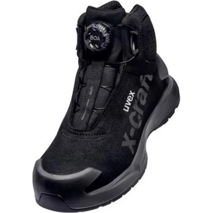 Uvex 1 x-craft, Sicherheitsstiefel S3, Schuhgröße (EU): 45, schwarz, hohe Abriebfestigkeit und Atmungsaktivität