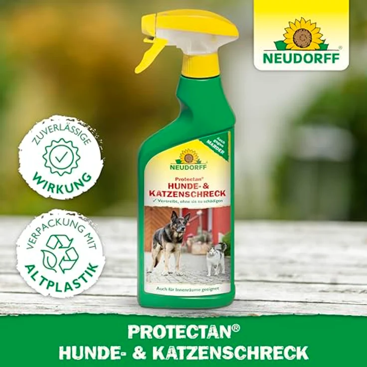 Neudorff Protectan Hunde- und KatzenSchreck – vertreibt effektiv störende Hunde und Katzen in Innenräumen und im Außenbereich, anwendungsfertig, 500 ml – Bild 5