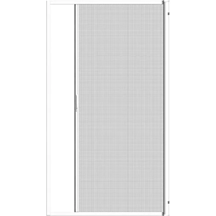 Schellenberg 70896 Balkontür Rollo, Insektenschutzrollo Tür, Fiberglasgewebe, individuell kürzbar, 160 x 225 cm, Weiß – Bild 1