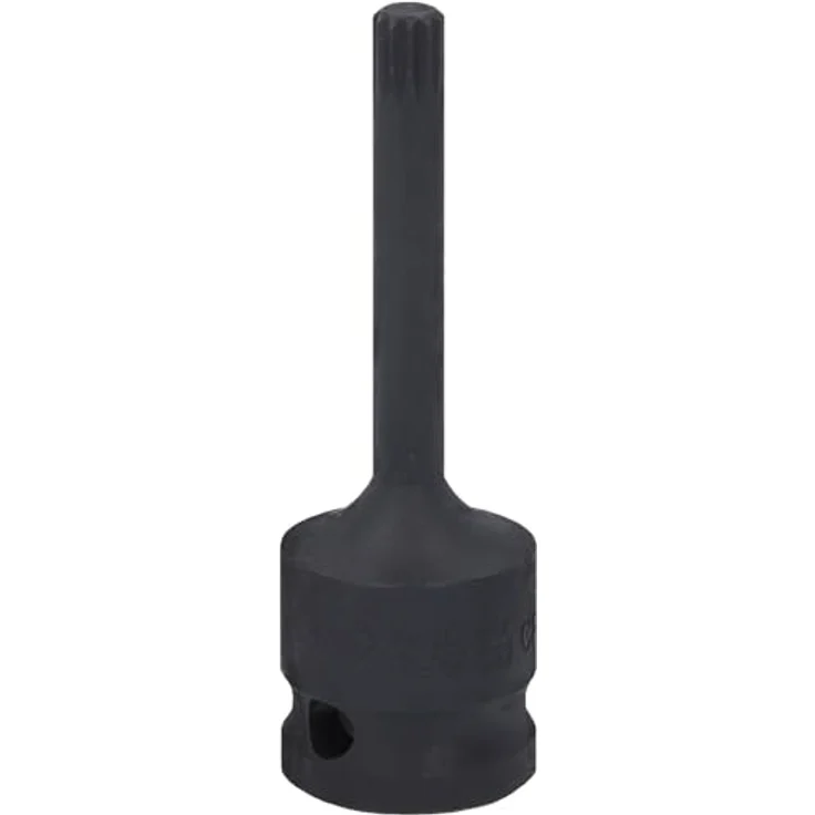 Brilliant Tools XZN Kraft-Bit-Stecknuss M8, 1/2" Innenvierkant-Antrieb, Chrom-Molybdän-Stahl, phosphatiert, 78 mm Länge – Bild 6
