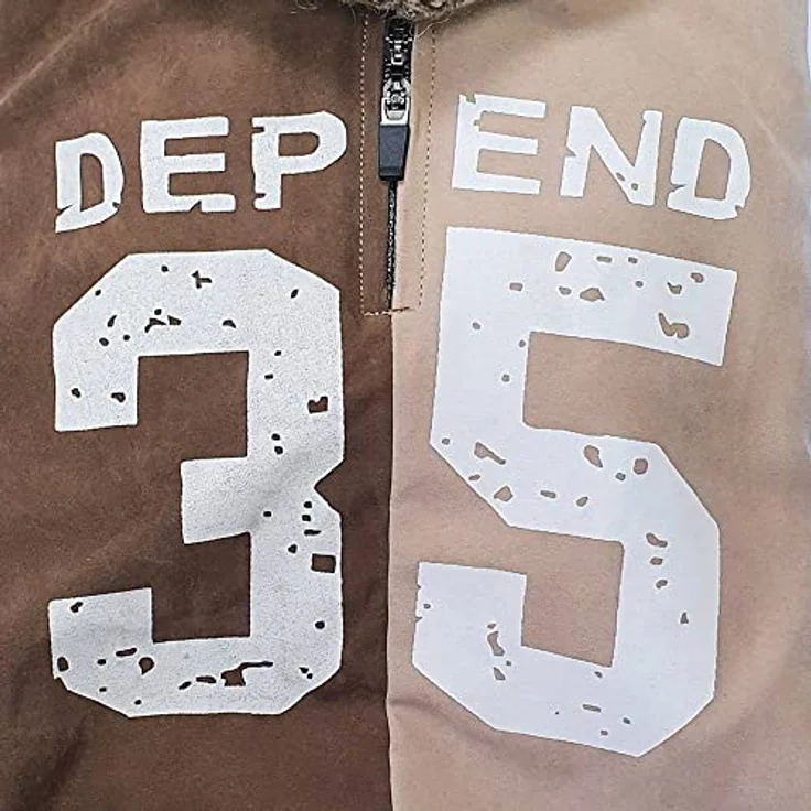 Nobby Hundemantel DEPEND, brau-beige, 26 cm, 1 Stück - Leichter Stoff, gefüttert mit Softplüsch, mit Klettverschluss – Bild 2