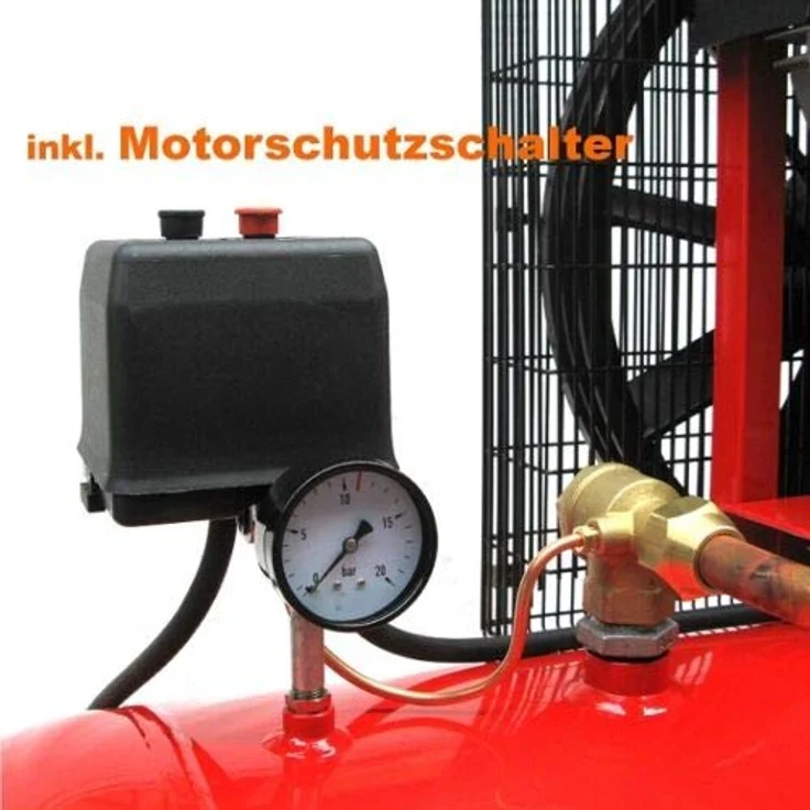 Druckluft Kompressor 7,5PS 900 500L Werkstattkompressor Kolbenkompressor 5,5 kW AWZ - Preisvergleich – Bild 3