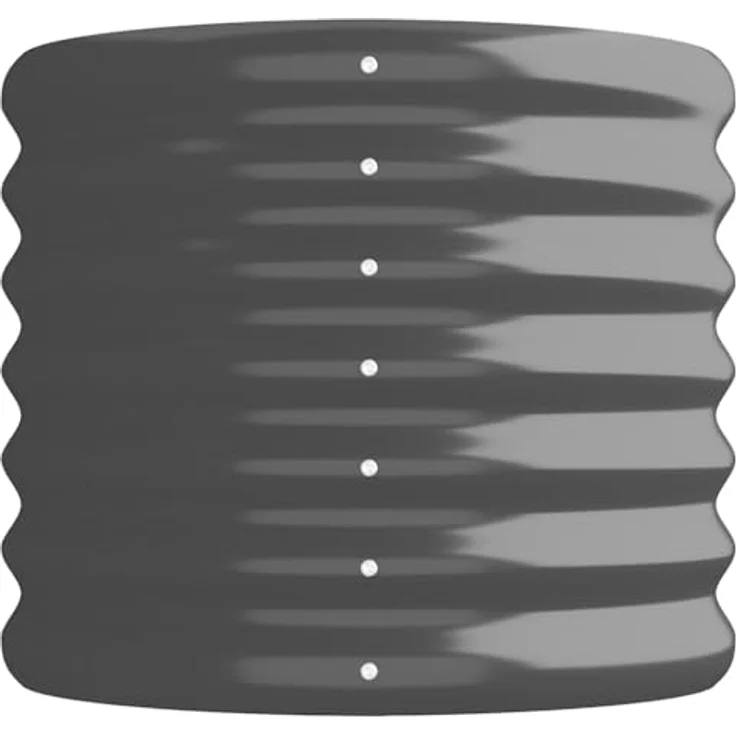 vidaXL Hochbeet, Anthrazit, Pulverbeschichteter Stahl, 332 x 40 x 36 cm (L x B x H) – Bild 7