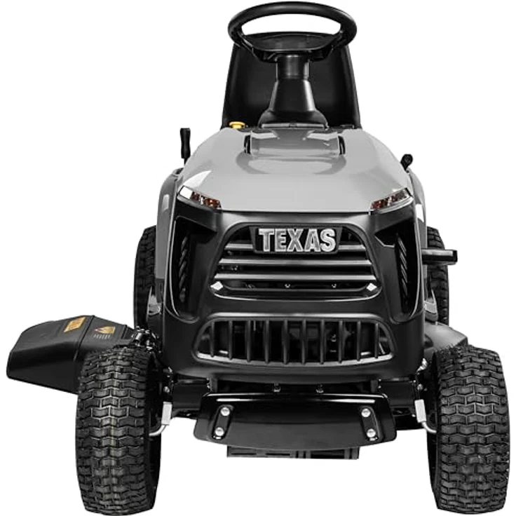 Texas Rasentraktor Premium TTS108, 108 cm Schnittbreite, 452 cc Motor, elektromagnetische Doppelmesser, 7 Schnitthöhen, Seitenauswurf – Bild 3