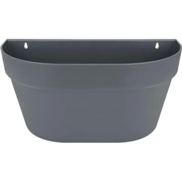 elho Loft Urban Wandampel 40 - Übertopf für Balkon & Außen - Ø 39.3 x H 18.8 cm - Schwarz/Anthrazit – Bild 2