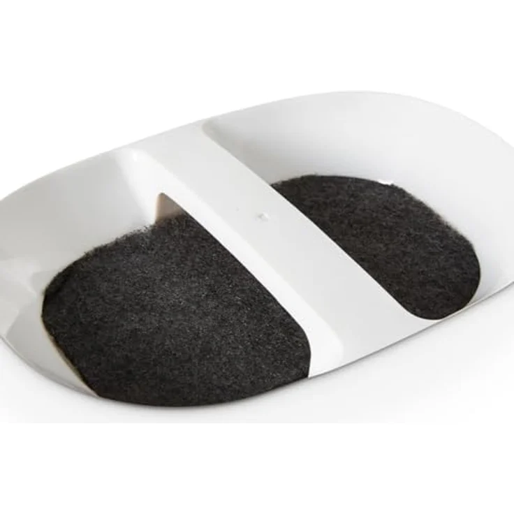 Savic Katzentoilette Robin cool grey, stilvolles Toilettenhaus mit Aktivkohle-Filter – Bild 2