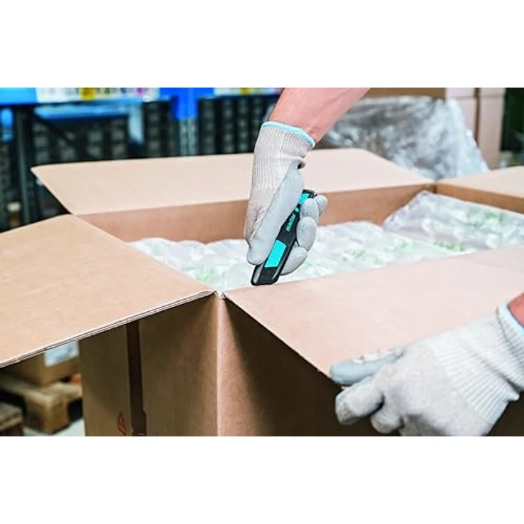 Martor Cuttermesser SECUNORM 300, Sicherheitsmesser mit abgerundeter Trapezklinge 652, ergonomischem Griff und 9 mm Schnitttiefe – Bild 15