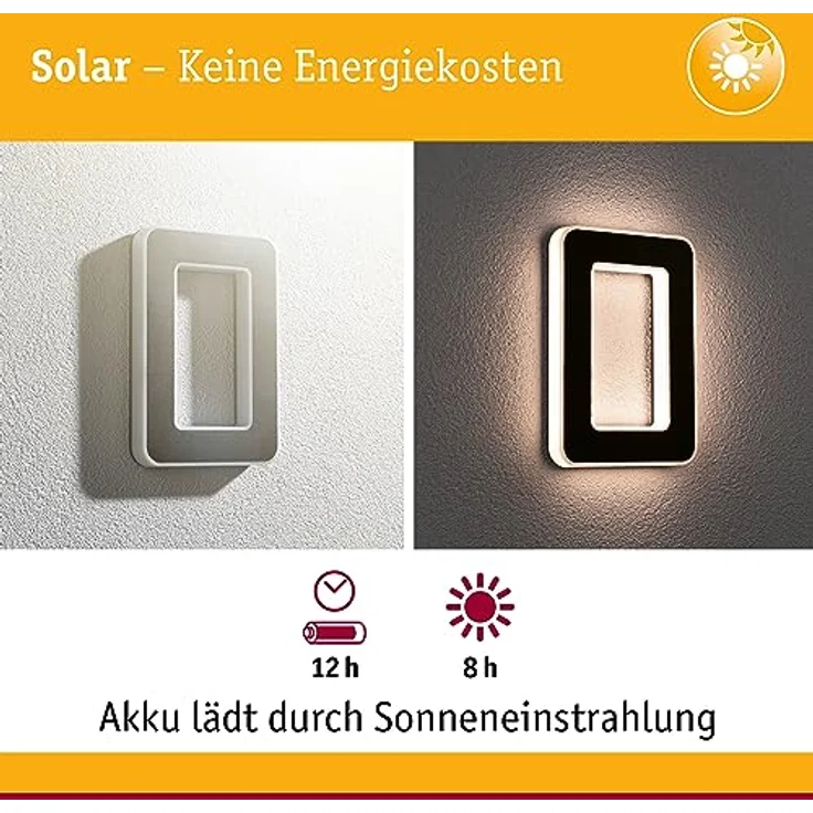 Paulmann Outdoor Solar Hausnummer 0 3000K IP44 Akku wechselbar – Bild 2