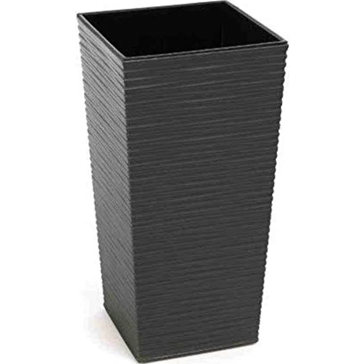 Siena Garden Pflanzgefäß Nizza graphit Kunststoff 30 cm