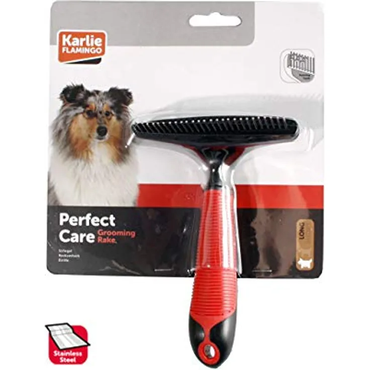 Karlie Edelstahlnapf Ascar mit Pfotenmotiv 450 ml ø: 12 - 14 cm schwarz