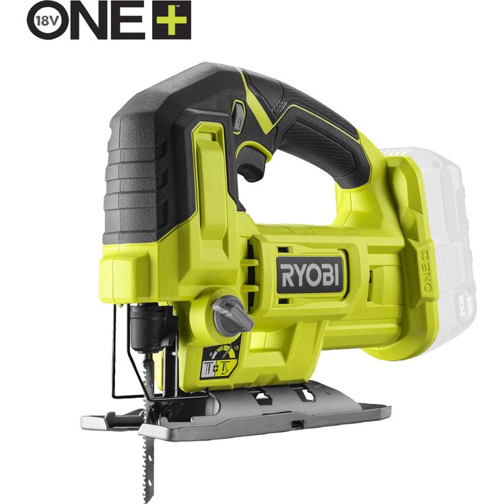Ryobi Akku-Stichsäge 'RJS18-0 18 V ONE+', variable Drehzahlsteuerung, 25 mm Hublänge, LED-Licht, ohne Akku und Ladegerät