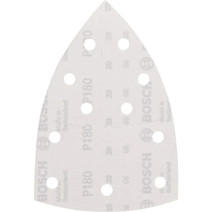 Bosch Schleifblatt (für Multischleifer verschiedene Materialien, 10 Stück, 102 x 62-93 mm, Körnung 180) – Bild 5