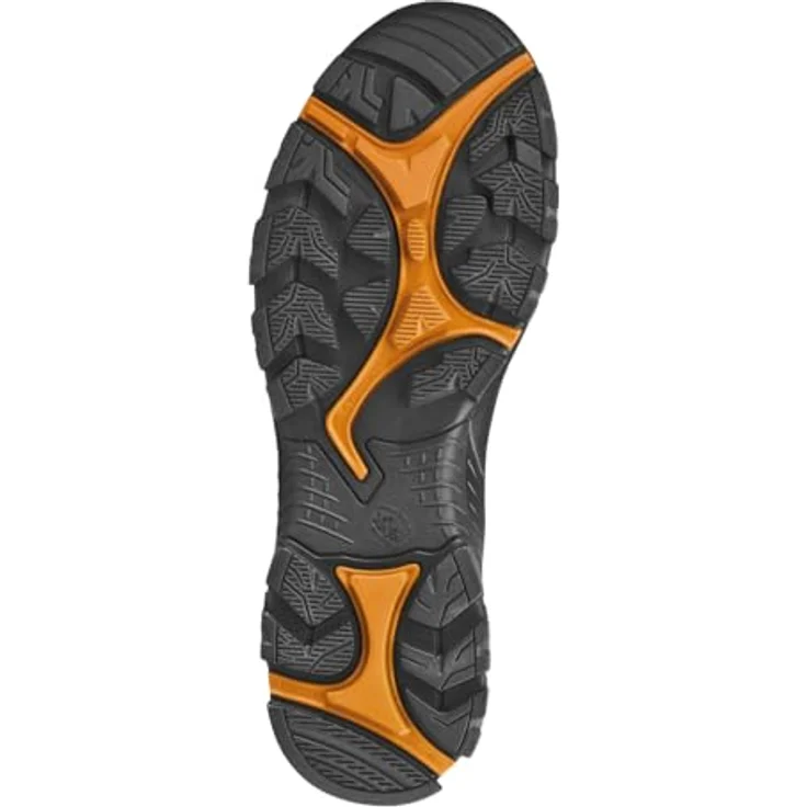 HAIX® Black Eagle Safety 54 Mid, Arbeitsschuh aus robustem Glattleder, schwarz/orange, GORE-TEX® Membrane, optimaler Tragekomfort – Bild 2