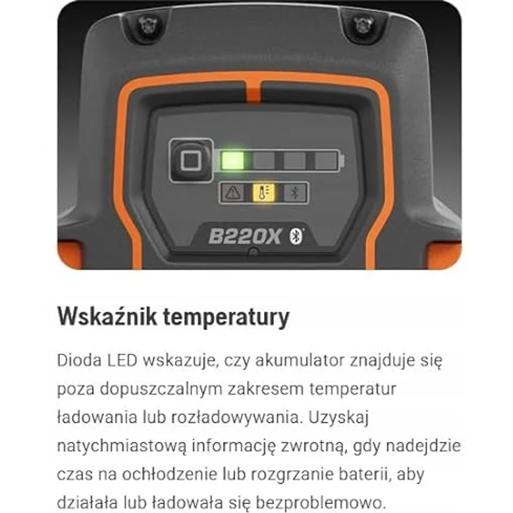 Husqvarna B220X, 36V Akku mit 6 Ah und ActiveCool-System für professionelle Anwendungen – Bild 8