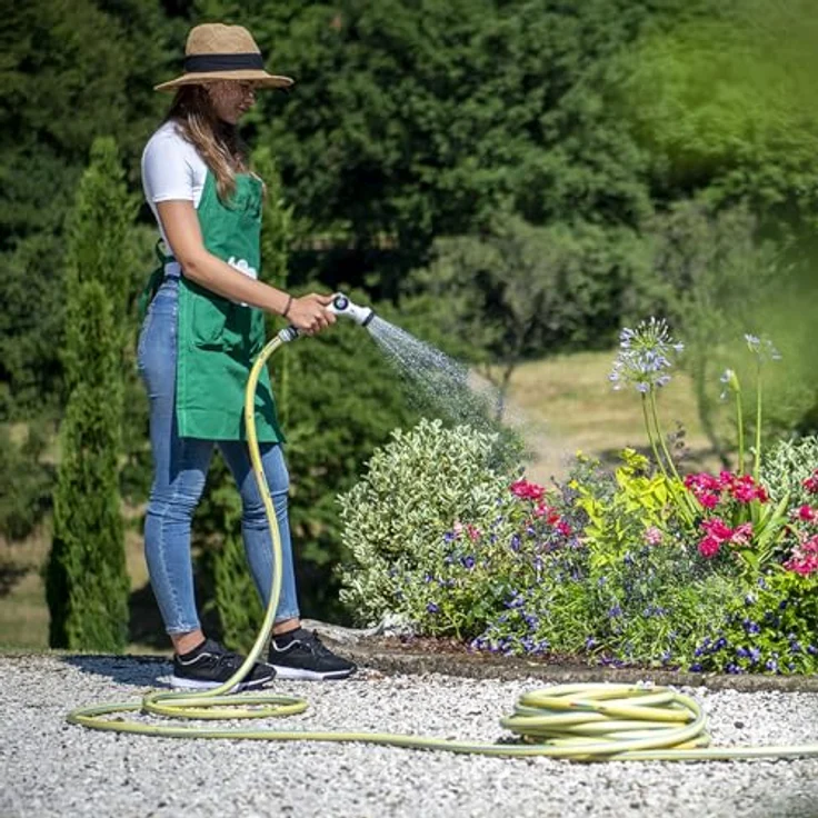 fitt Profi-Gartenschlauch NTS Yellow 1/2", 25m, 6-lagig, hohe Flexibilität, UV-beständig, mit Sky-Tech-Technologie – Bild 3