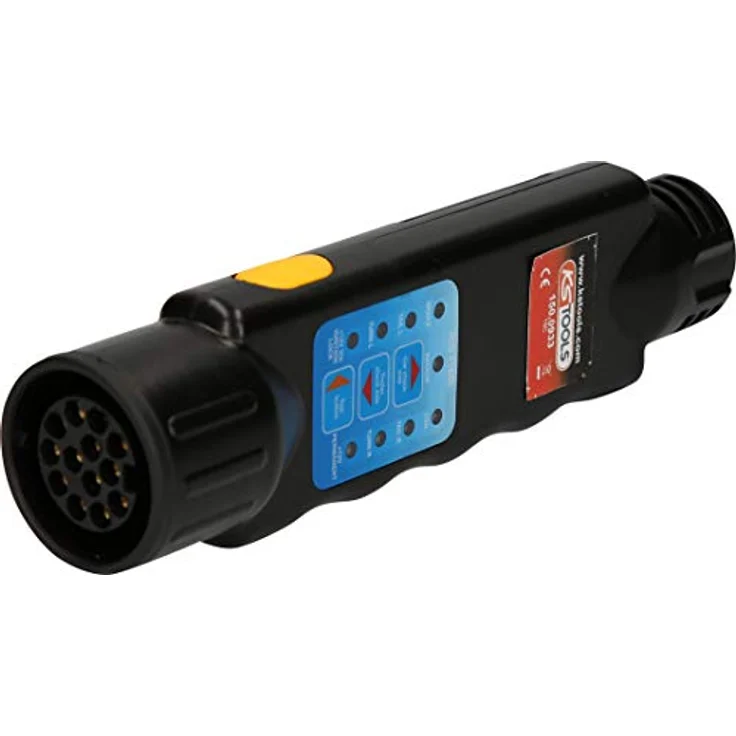 KSTOOLS 12V Zugwagentester, Prüfgerät für 13-polige Anhängersteckdosen mit LED-Anzeige, robust und handlich, geeignet für Fahrzeuge mit und ohne CAN-BUS-Technologie – Bild 5