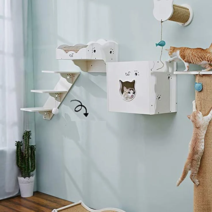 Cats Design Wandpark Katzen Wandstepp F4 – Bild 3