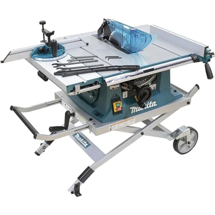 Makita Tischkreissäge MLT100NX1 inkl. Untergestell, blau, 1.500 Watt – Bild 2