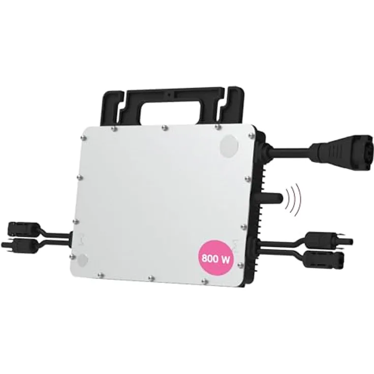 Hoymiles HMS-800W-2T, Premium-Mikro-Wechselrichter für einphasige Balkonkraftwerke mit max. 800 VA, IP67, WLAN-Steuerung