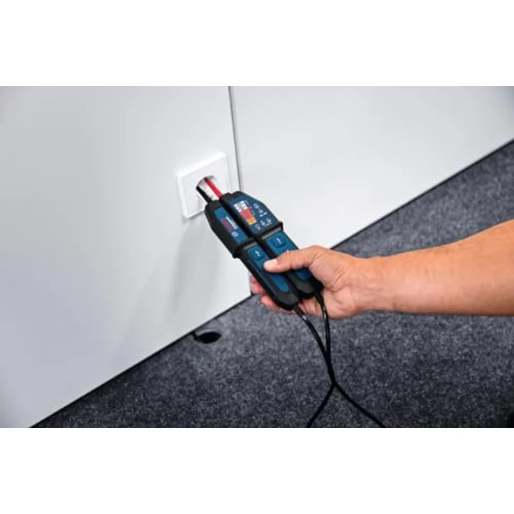 Bosch Professional Spannungsprüfer GVT 1000-15, robuster Prüfgerät bis 1000 V AC/DC, IP65 Schutzklasse, inklusive Tasche – Bild 7