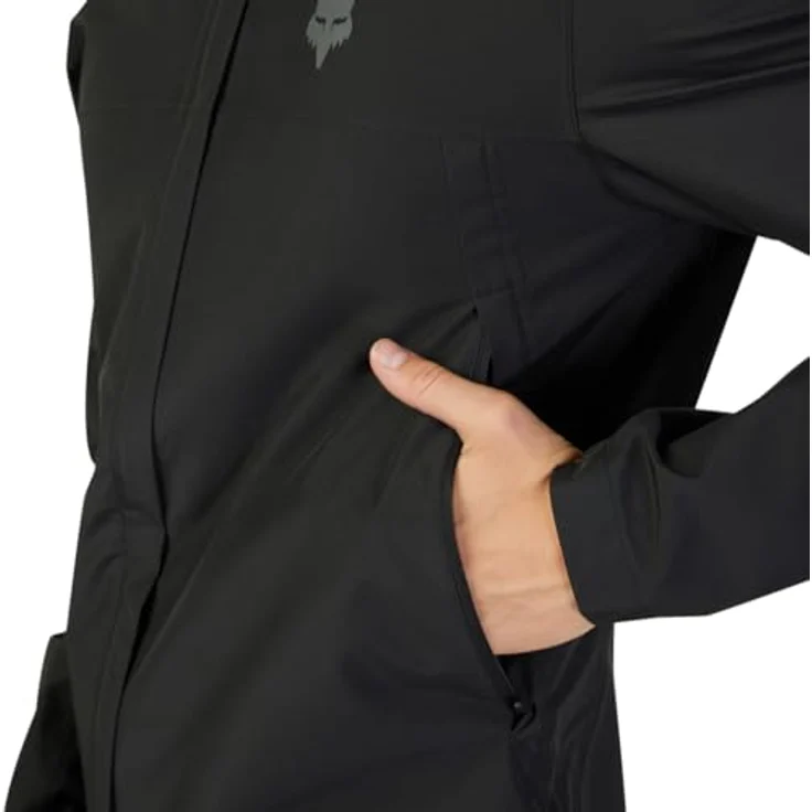 Fox JACKET 24 RANGER 2.5L, Herren Velojacke mit wasserabweisender DWR-Beschichtung, Schwarz, XL – Bild 5
