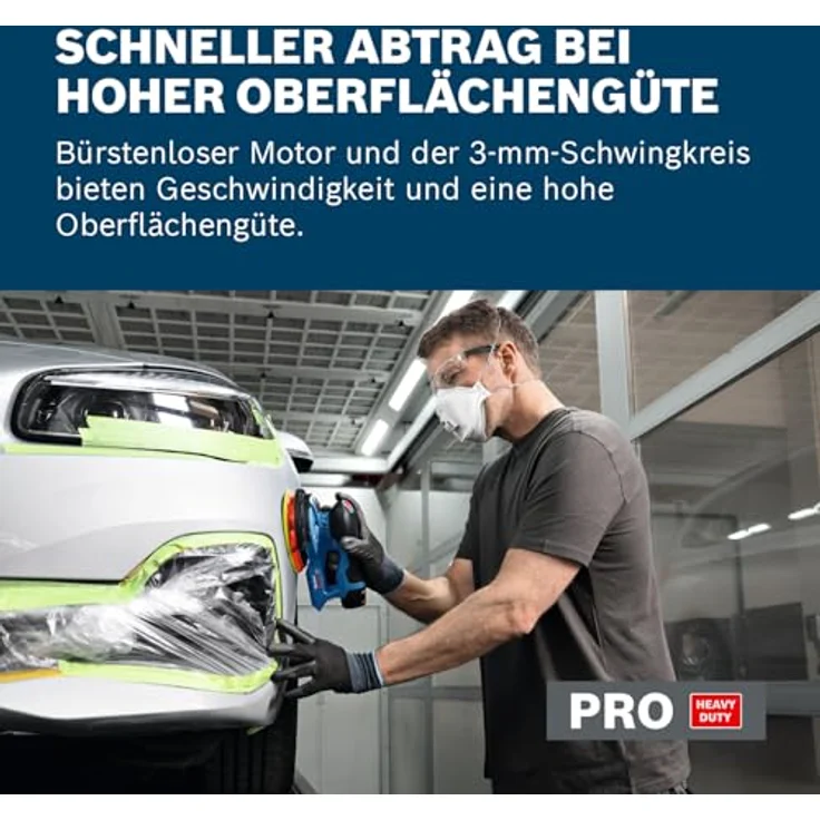 Bosch Professional GEX 12V-150-3, Akku-Exzenterschleifer mit bürstenlosem Motor, ergonomischer Bauweise und effizienter Staubabsaugung – Bild 4