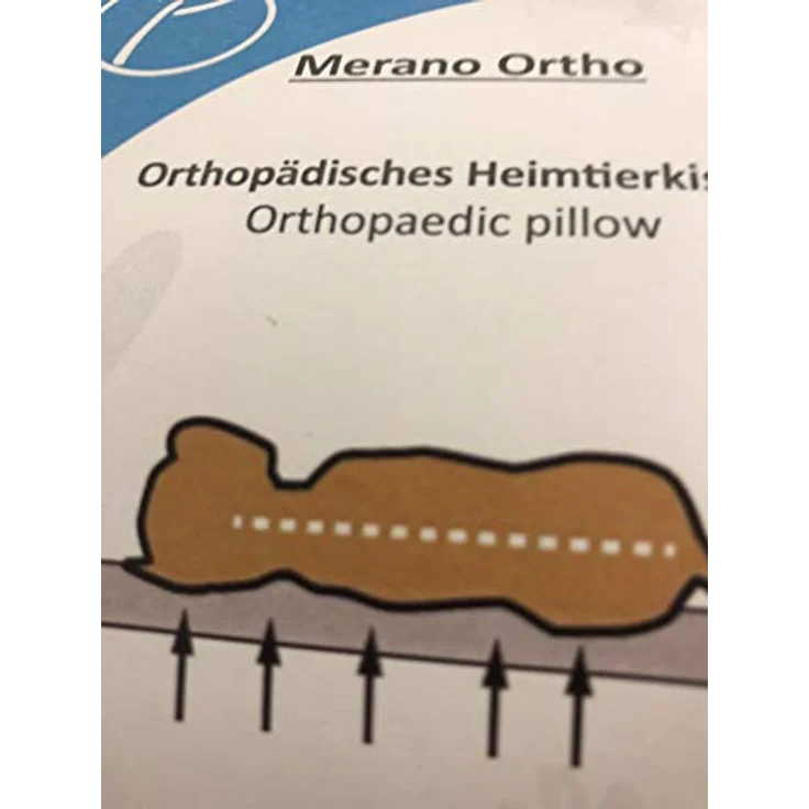 Petlando Merano Ortho Kissen, orthopädisches Hundebett + Katzenbett mit Druckentlastung, abnehmbarer Bezug, rutschfeste Unterseite, Größen S-XXL – Bild 3