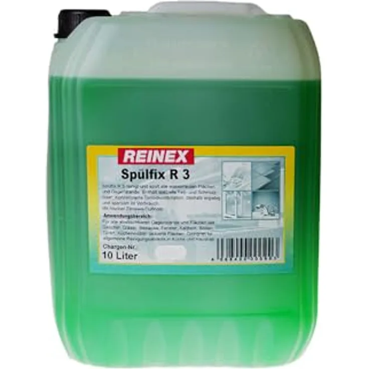Reinex Spülfix - Zitro - 1000 ml Geschirrspülmittel mit frischem Zitronenduft und speziellen Fettlösern