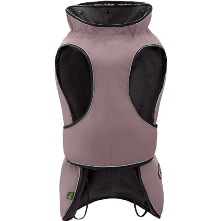 HUNTER Hundemantel Uppsala 2in1, schwarz, Größe 27,5, reflektierende Paspeln, herausknüpfbarem Innenfutter – Bild 2