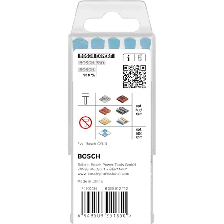 BOSCH EXPERT HEX-9 Multi Construction Bohrer-Set, D= 5,5 / 6 / 6 / 7, präzises Bohren für verschiedene Materialien – Bild 4
