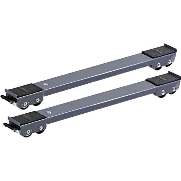 Transportschiene MM 1199 2 teilig, 45-70 cm, ausziehbar, 12 Bockrollen Ø 30 mm, Feststeller, Tragkraft 500 kg