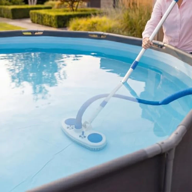VirtuFit Universeller Schwimmbadschlauch, Ø 3,2 cm x 5 m, robust und flexibel für Poolstaubsauger – Bild 3