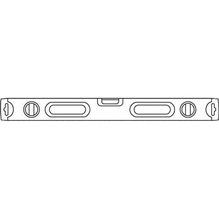 Bahco 466-1200 Wasserwage 1200mm mit 3 Libellen, orange, 120cm – Bild 3