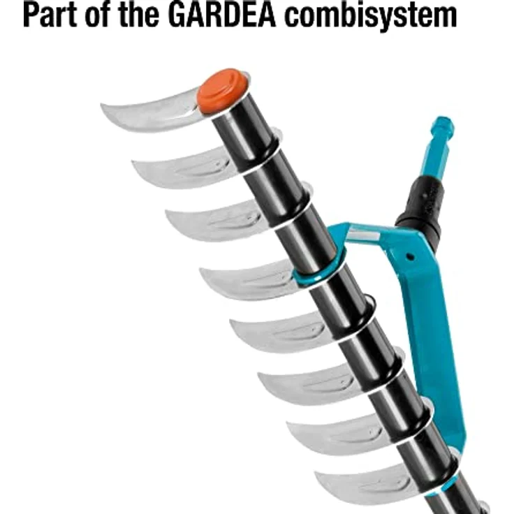 Gardena combisystem-Rasenlüfter: Manueller Vertikutierer mit 35 cm Arbeitsbreite, ideales Gartenzubehör zum Entfernen von Moos und Filz im Rasen, passend zu allen combisystem-Stielen (3391-20) – Bild 4