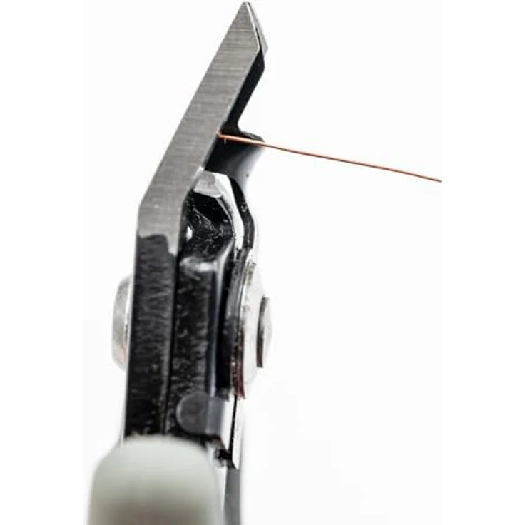 C.K Ecotronic ESD Antiballistische Schmale Präzisions Seitenschneider, 140 mm, für Weichkupferkabel bis 1,3 mm Ø, Anti-FOD-Flachdrahtschneider – Bild 5